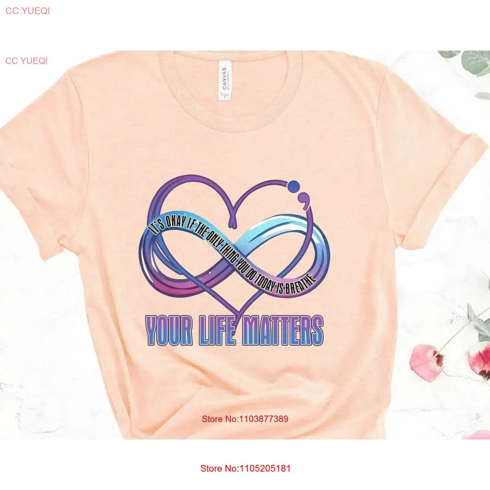 Your Health Wellness - Mental Health T Shirt It's Okay